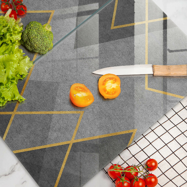 Steklena podloga za rezanje Ostre oblike