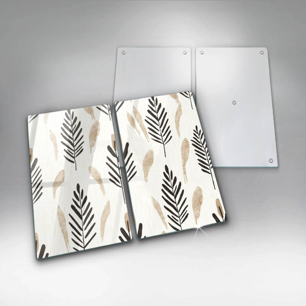 Steklena podloga za rezanje Boho rastline