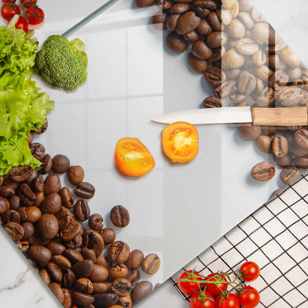 Steklena podloga za rezanje Kavna zrna