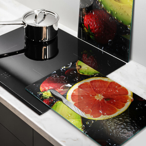 Steklena podloga za rezanje Sadje in zelenjava