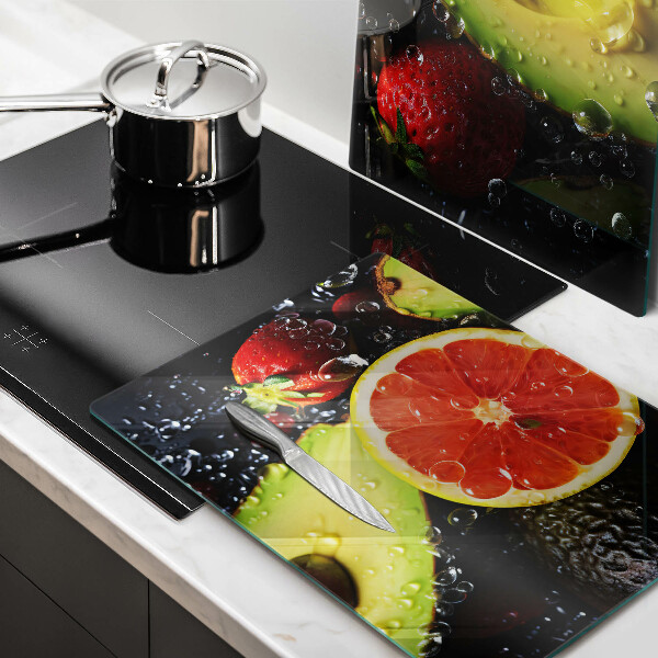 Steklena podloga za rezanje Sadje in zelenjava