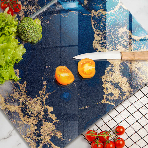 Steklena podloga za rezanje Marmorna abstrakcija