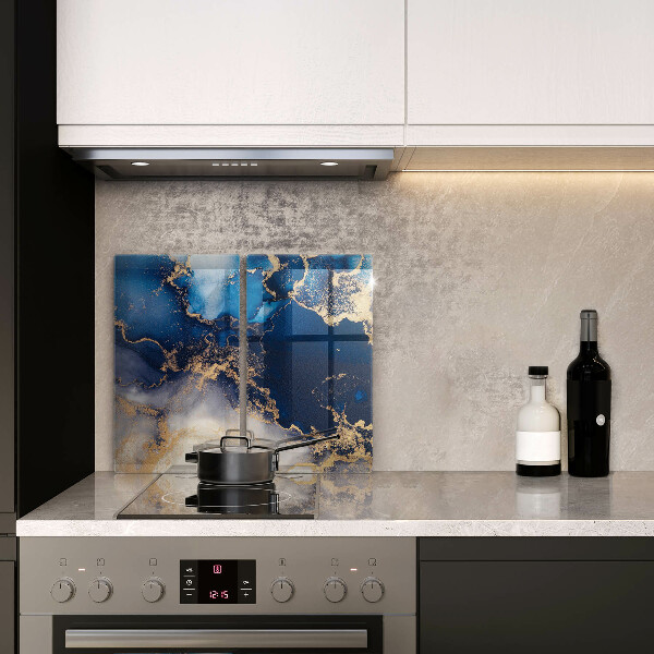 Steklena podloga za rezanje Marmorna abstrakcija