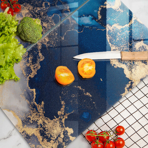 Steklena podloga za rezanje Marmorna abstrakcija