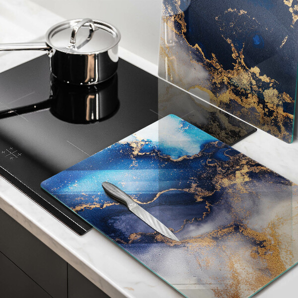 Steklena podloga za rezanje Marmorna abstrakcija