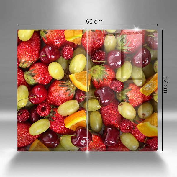 Steklena podloga za rezanje Poletno sadje