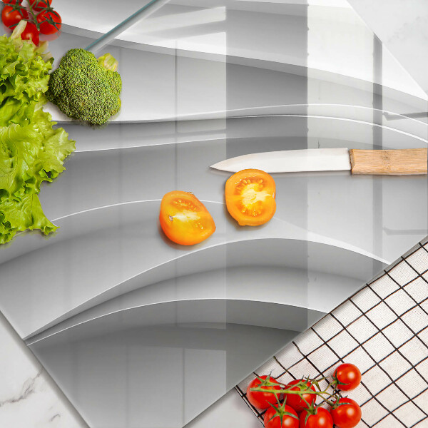 Steklena podloga za rezanje Geometrijske črte