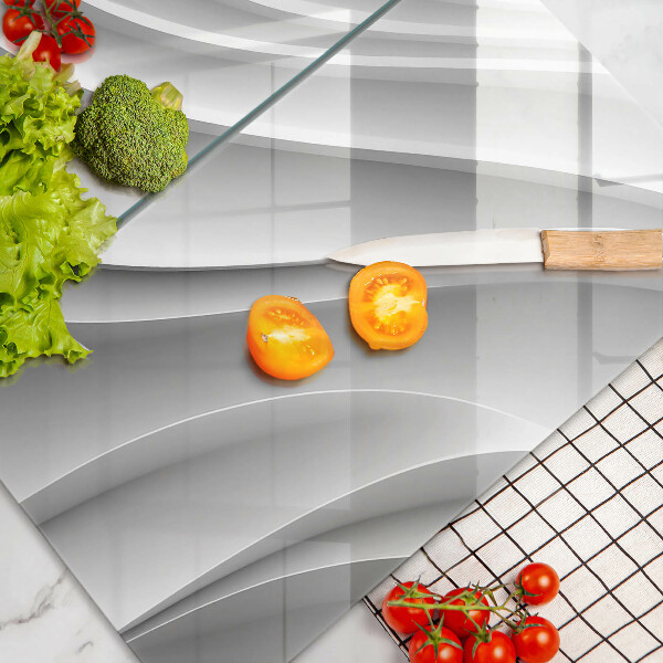 Steklena podloga za rezanje Geometrijske črte