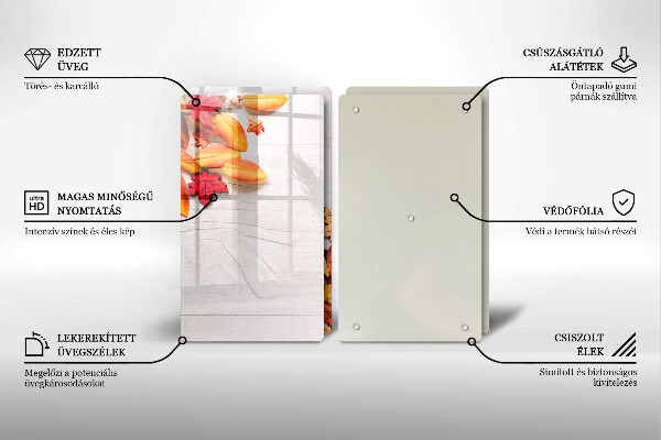 Steklena podloga za rezanje Jesensko listje