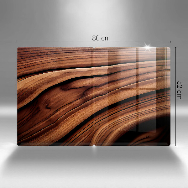 Steklena podloga za rezanje Struktura lesa