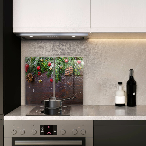 Steklena podloga za rezanje božična dekoracija