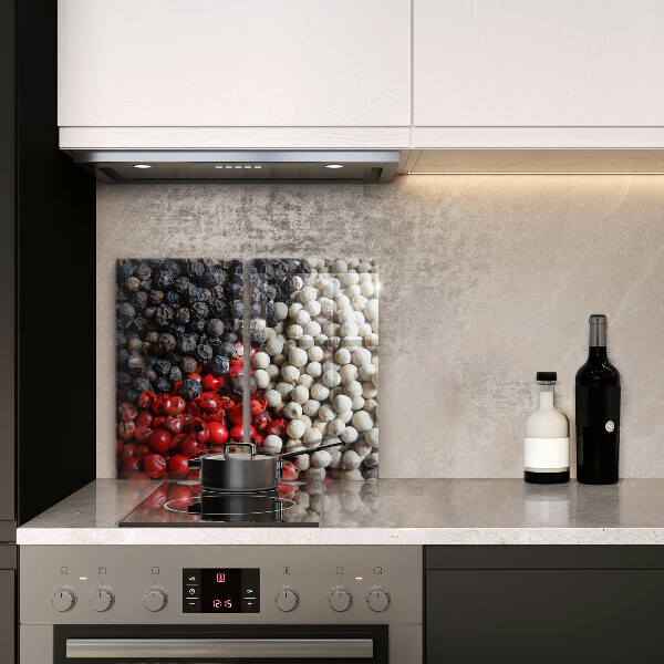 Steklena podloga za rezanje Črni poper