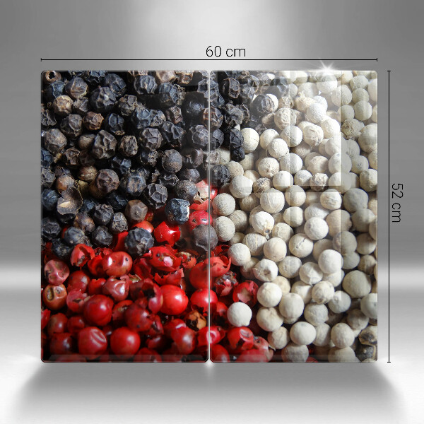 Steklena podloga za rezanje Črni poper