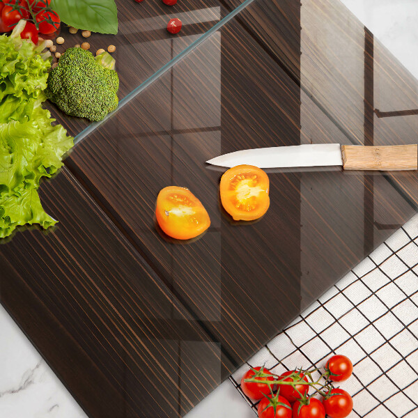 Steklena podloga za rezanje Zelenjava na mizi