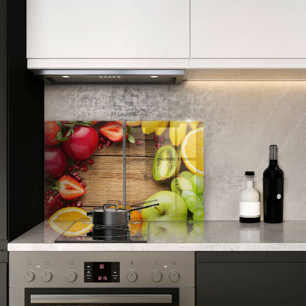 Steklena podloga za rezanje Sveže sadje