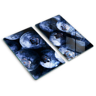 Steklena podloga za rezanje Jagode od blizu