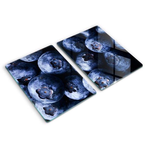 Steklena podloga za rezanje Jagode od blizu