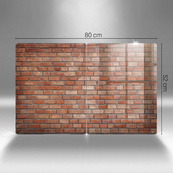 Steklena podloga za rezanje Stena iz opečne stene