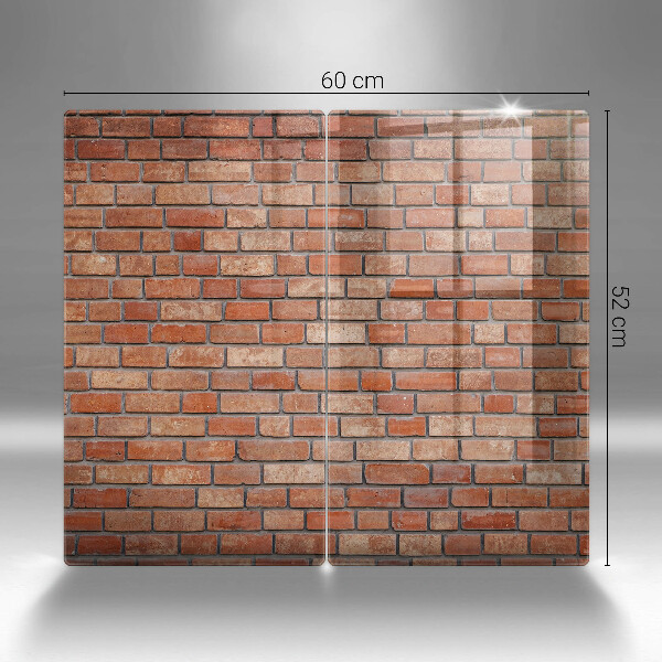 Steklena podloga za rezanje Stena iz opečne stene