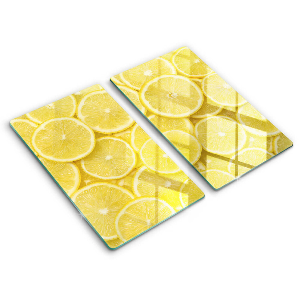 Steklena podloga za rezanje Sadež limone