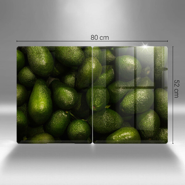 Steklena podloga za rezanje Sadje avokada