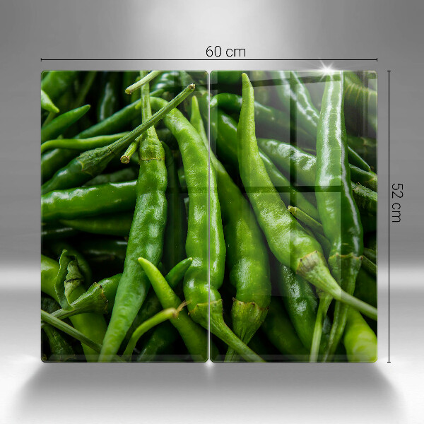 Steklena podloga za rezanje Grahovi stroki