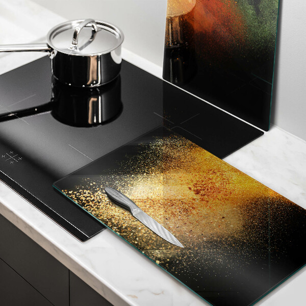 Steklena podloga za rezanje Pisane začimbe