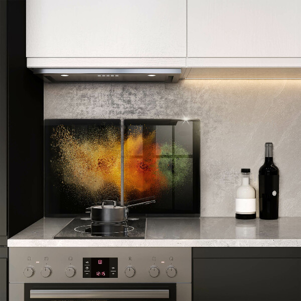 Steklena podloga za rezanje Pisane začimbe