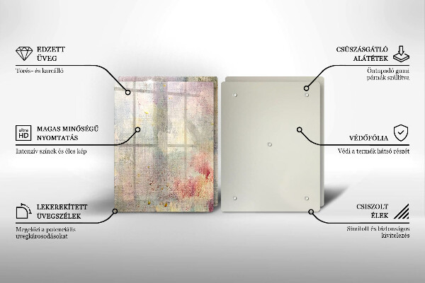 Steklena podloga za rezanje Barva teksture ozadja