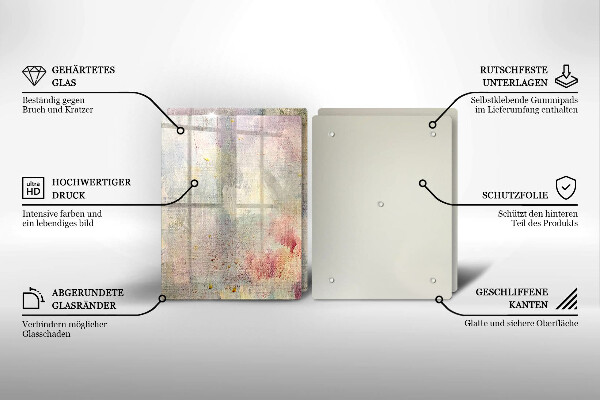 Steklena podloga za rezanje Barva teksture ozadja