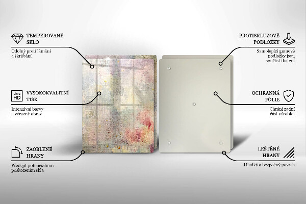 Steklena podloga za rezanje Barva teksture ozadja