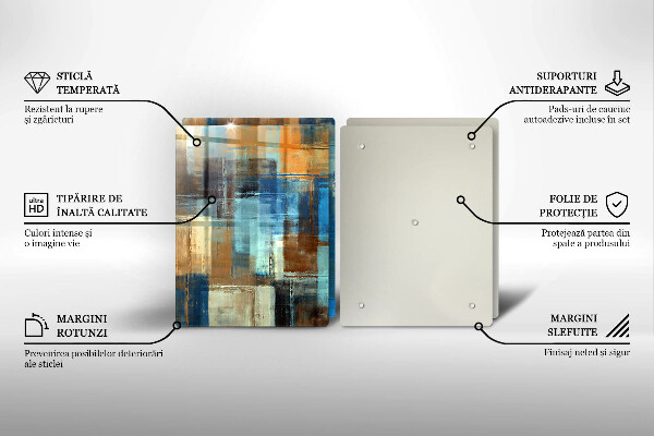 Steklena podloga za rezanje Poslikano ozadje