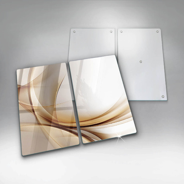 Steklena podloga za rezanje Abstraktne oblike