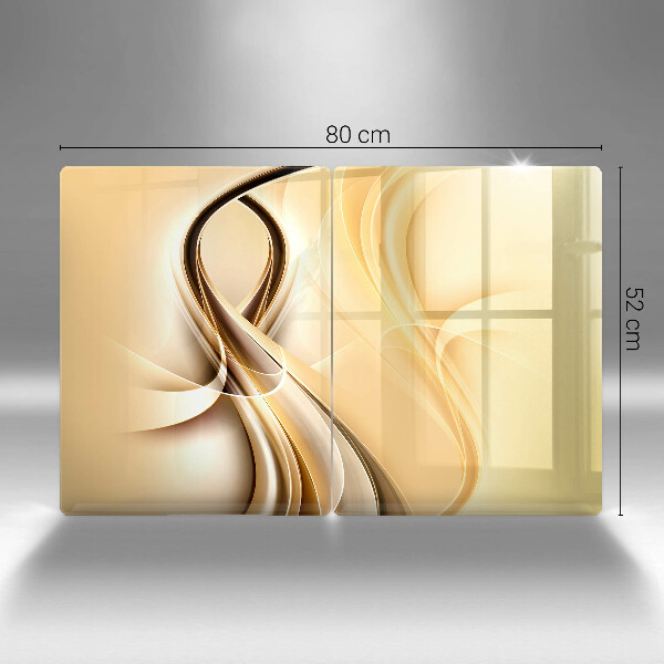 Steklena podloga za rezanje Abstrakcija dima