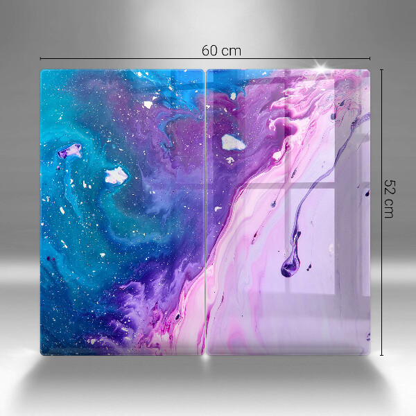 Steklena podloga za rezanje Abstraktna črnila