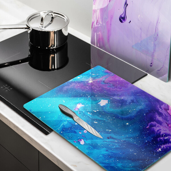 Steklena podloga za rezanje Abstraktna črnila