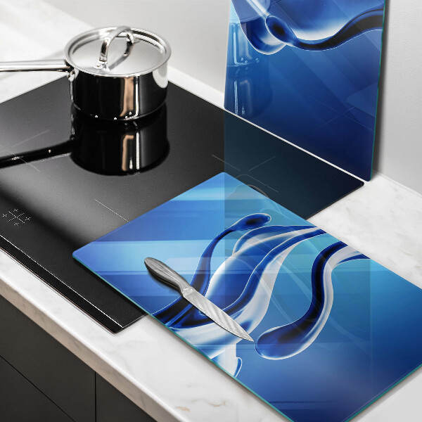 Steklena podloga za rezanje Abstrakcija tekočine