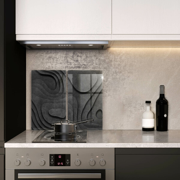 Steklena podloga za rezanje 3D oblike kamnov