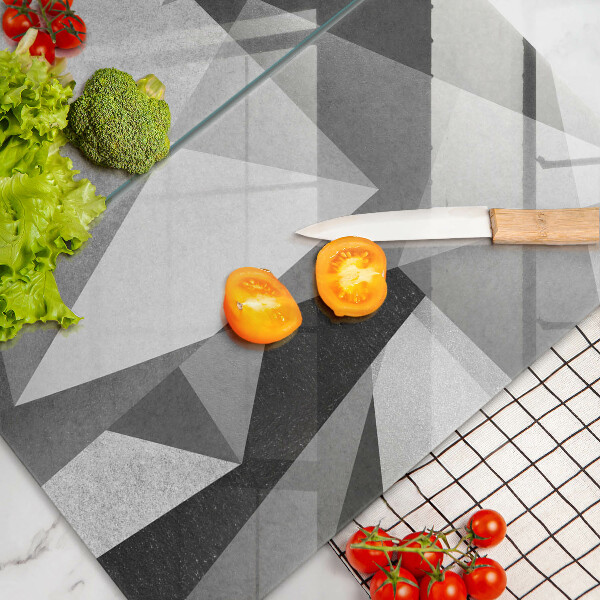 Steklena podloga za rezanje Konkretna ostra abstrakcija