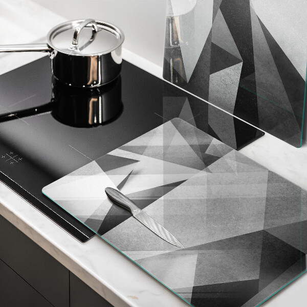 Steklena podloga za rezanje Konkretna ostra abstrakcija