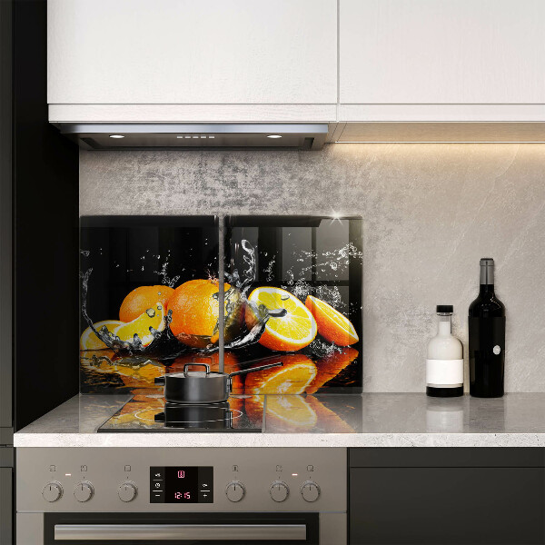 Steklena podloga za rezanje Sočno oranžno sadje