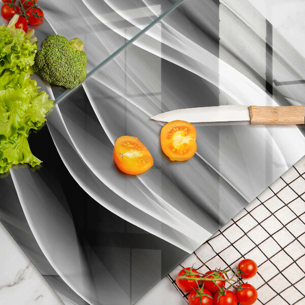 Steklena podloga za rezanje Abstrakcija nežne linije