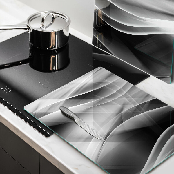 Steklena podloga za rezanje Abstrakcija nežne linije