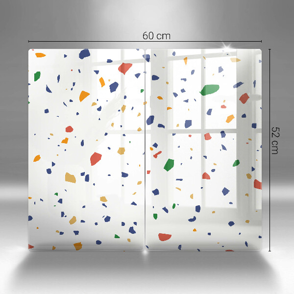 Steklena podloga za rezanje Pisana kamnina