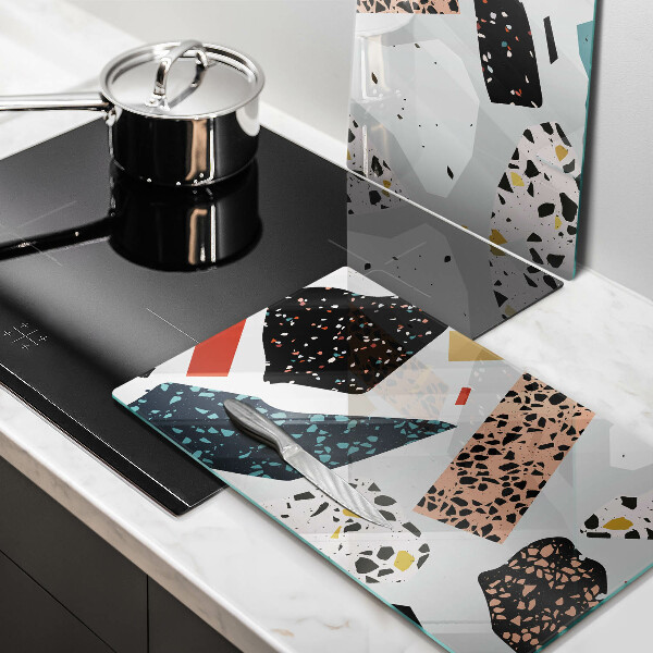 Steklena podloga za rezanje Kamenina