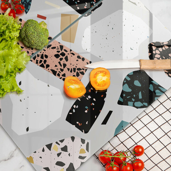 Steklena podloga za rezanje Kamenina