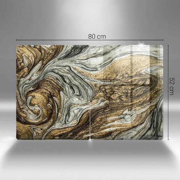 Steklena podloga za rezanje Bogata abstrakcija