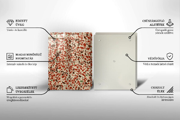 Steklena podloga za rezanje Fina kamenina