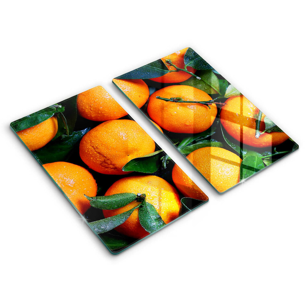 Steklena podloga za rezanje Oranžno sadje