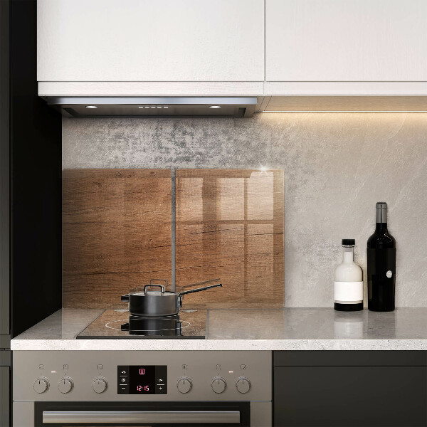 Steklena podloga za rezanje Tekstura lesa